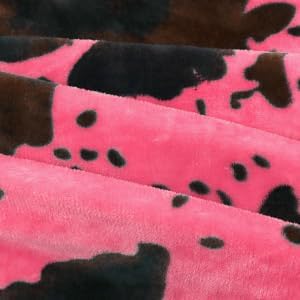 Hot Pink Throw Blanket for Women, Soft Warm Cozy Fleece Blanket for Teenage Girl Dorm Bedroom Y2K Room Decor, Cute Pink Gifts for Birthday Graduations Mother’s Day Easter, 50x60 Inches