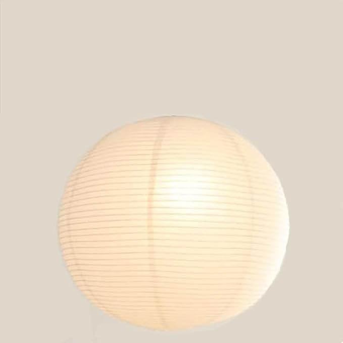 Large Paper Lantern Pendant Light - Off White Paper Shade - Rice Paper Pendant, Perfect for Home Decor, Easy Installation (23.5 inch) (Shade Only)