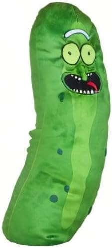 Pickle Rick And Morty Adult Swim Super Soft Plush Cuddle Pillow Buddy, (100% Officially Licensed Product) By Franco Collectibles