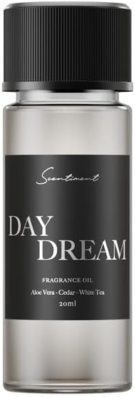 Scentiment Day Dream Fragrance Oil – Aloe Vera, Cedar, White Tea Scent for Diffusers, Aromatherapy Oil (20ml)