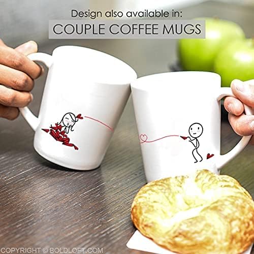 BoldLoft Love Will Find A Way Couple Drinking Glasses-Gifts for Her, Girlfriend, Wife, Romantic Gifts for Anniversary, Valentines, Birthday, His and Hers Home Decor for Couples