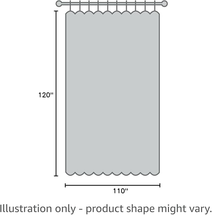 HolidayIdeas 4 Panels White Outdoor Sheer Curtains for Patio Waterproof-Extra Wide Outside Curtains 120 inch Long-Light Filtering Voile Grommet Drapes for Pergola Balcony Pool Spa 110x120 Inch White