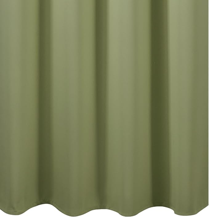LEMOMO Sage Green Blackout Curtains 52 x 63 Inch Length/Set of 2 Curtain Panels/Thermal Insulated Room Darkening Curtains for Bedroom and Living Room