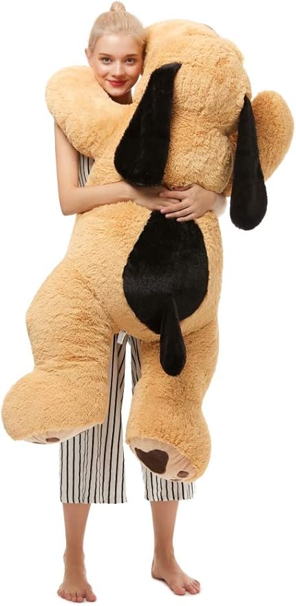 MorisMos Giant Stuffed Dog Animals, 51inch Big Stuffed Dogs Plush, Soft Large Puppy Pillow for Kids, Girls, Boys