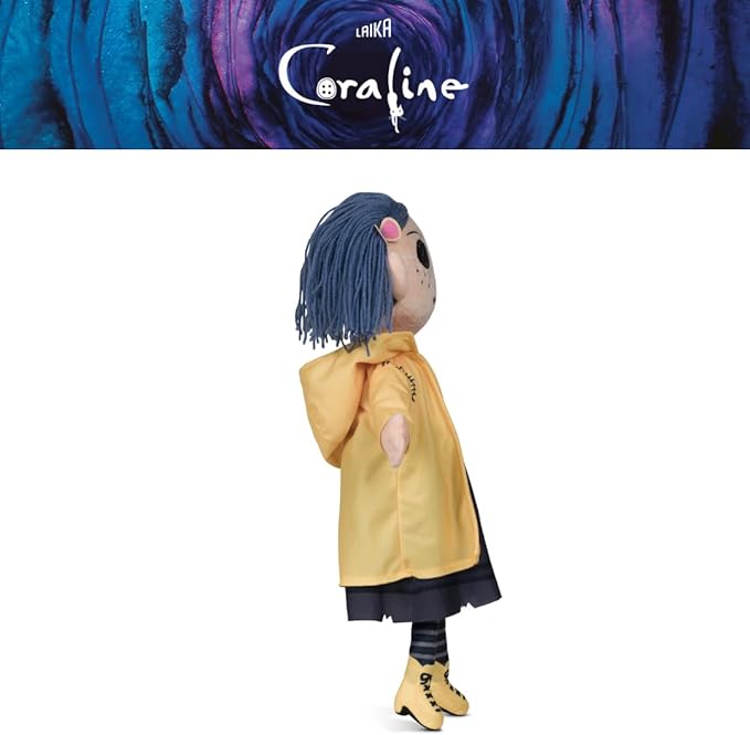 Coraline Cuddle Pillow Plush, Kids Bedding Super Soft Plush Pillow, (Officially Licensed Product) By Franco