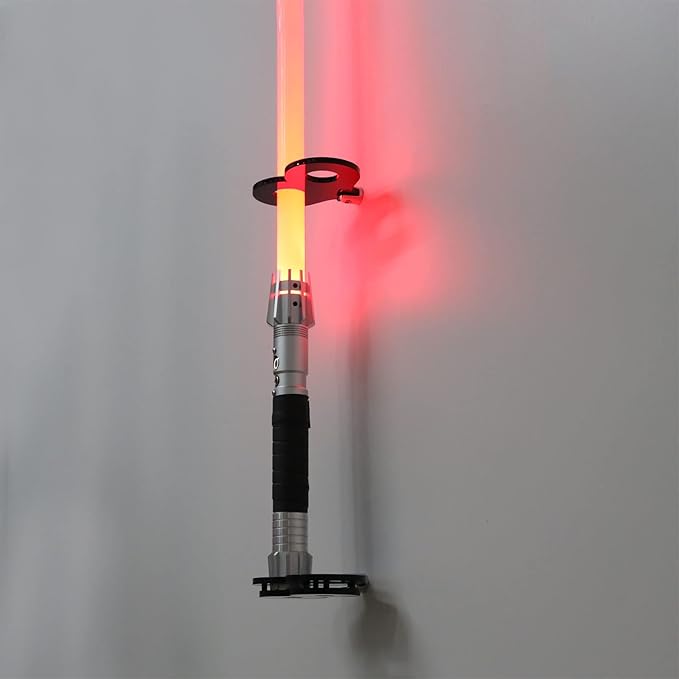 lightsaber vertical wall mount.lightsaber wall mount holder.Applicable to most lightsabers.(Black 2 holes)
