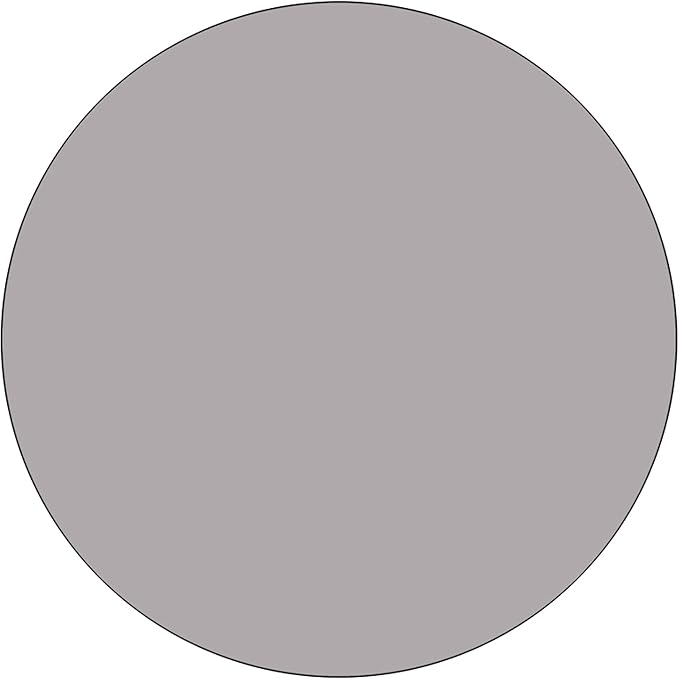 Flash Furniture Wren 42'' Round Grey Thermal Laminate Activity Table - Height Adjustable Short Legs