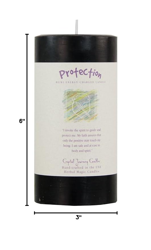 CRYSTAL JOURNEY Crystal J Candle Protection, 1 EA