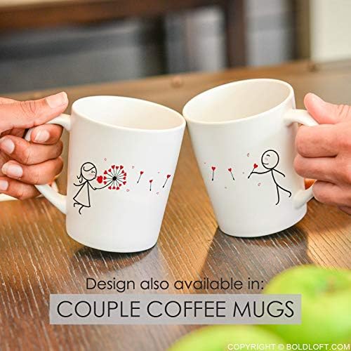 BoldLoft My Heart is All Yours Couple Drinking Glasses-Gifts for Him, Boyfriend, Husband Couple, Gifts for Him and Her, Anniversary, Valentines, Wedding, Engagement, Birthday