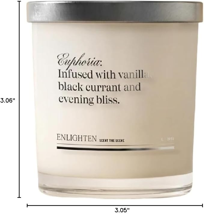 Enlighten Candles Arizona Euphoria Glass Tumbler Candle, 10.1 OZ