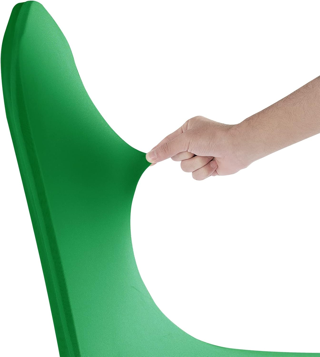 SUPERO Chair Cover, 12PCS Spandex Waterproof Chair Covers, Universal Fit Protector Stretch Chair Cover for Party, Banquet, Wedding Event, Hotel(Emerald)