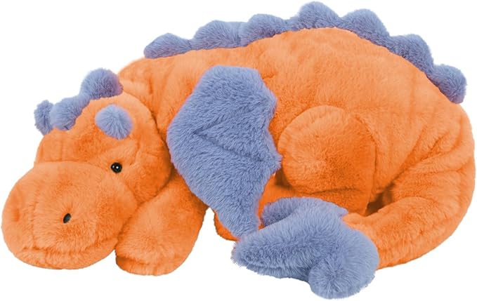 ARELUX Large 36in Cute Dragon Stuffed Animals Plush Toy Soft Orange Pterosaur Plushie Giant Fuzzy Dinosaur Pillow Plushies with Wings Cuddly for Friends Family Member