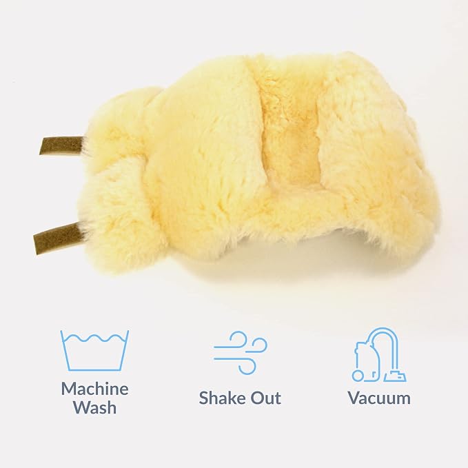 Sheepskin Ranch 100% Medical Sheepskin Elbow Pad – Genuine Australian Wool Cushion for Pressure Relief, Hypoallergenic & Washable – Soft, Breathable, Odor-Resistant Protector for Comfort & Support, Made in the USA