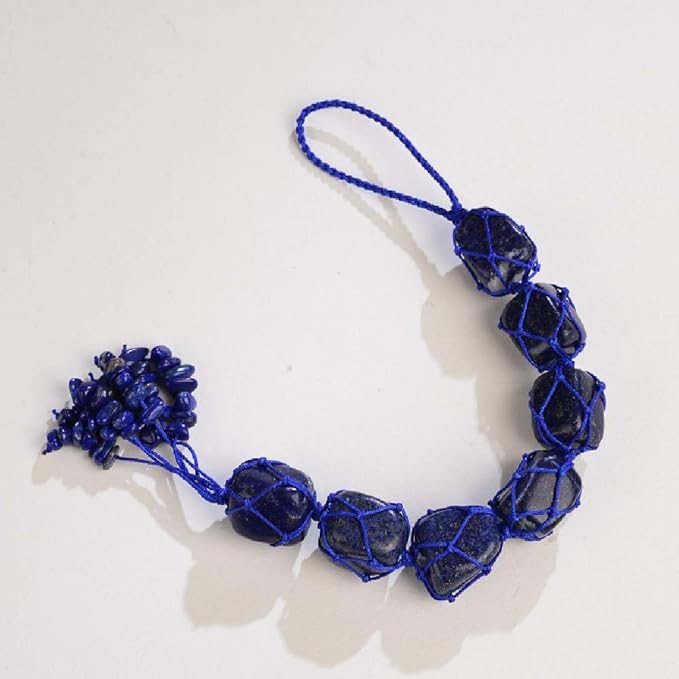 Healing Crystals Home Interior Decoration Car Hanging Ornaments Good Luck Home Decoration for Reiki Healing Good Luck Feng Shui (Lapis Lazuli)
