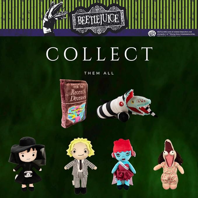 Franco Collectibles Beetlejuice Halloween Lydia Deetz Bedding Super Soft Plush Decorative Throw Pillow, (Officially Licensed Product)