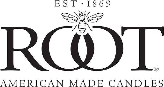 Root Candles 12-Count Unscented Taper Candles Smooth Hand-Dipped Dripless Beeswax Enhanced Boxed Candle Set, 12-Inch, Portobello