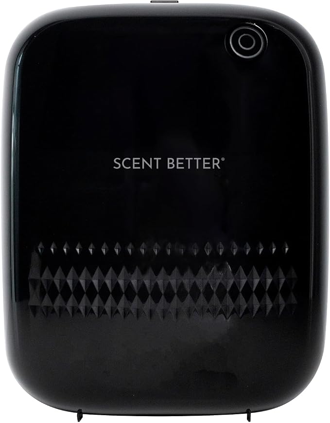 Scent Better Pro - Smart Bluetooth Essential Oil Diffuser for Home, Hotel, Spa, Office, Waterless - Includes Free Linen Breeze - Black
