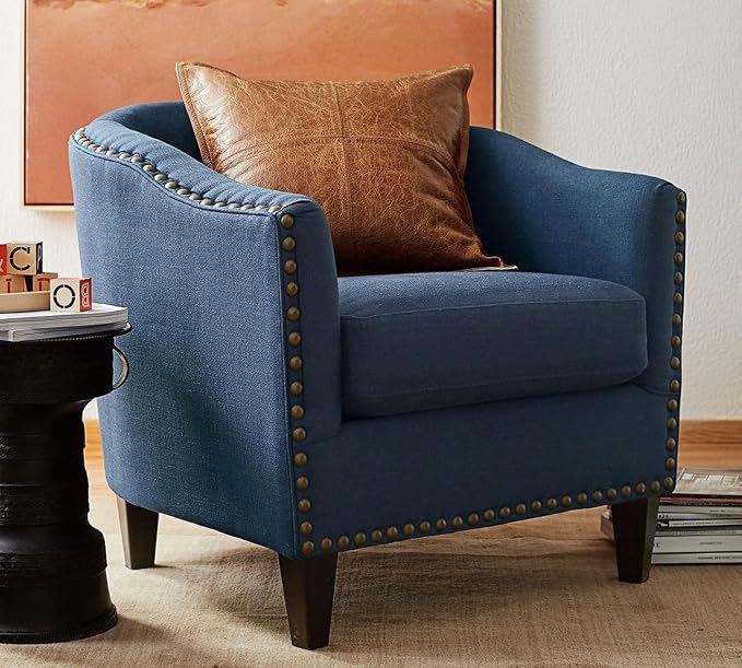 Genuine Leather Pillow Cover Case for Lumbar Throw Couch Pillows - Modern Farmhouse Decorative Sofa Thick & Soft Cushion Covers (Brown, 12" x 20")