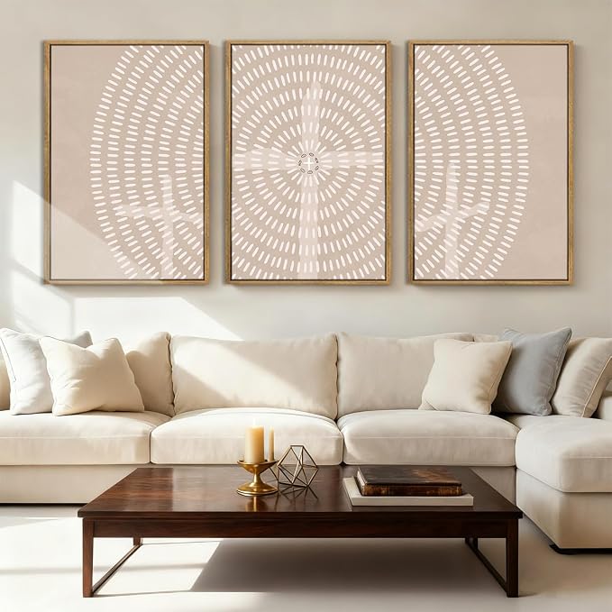 Framed Jesus Wall Art Jesus Feeds The 5000 Canvas Wall Art Christian Paintings Neutral Painting Christian Jesus Artwork Modern Religious Pictures for Living Room Bedroom Office Farmhouse 16x24 Inch Set of 3