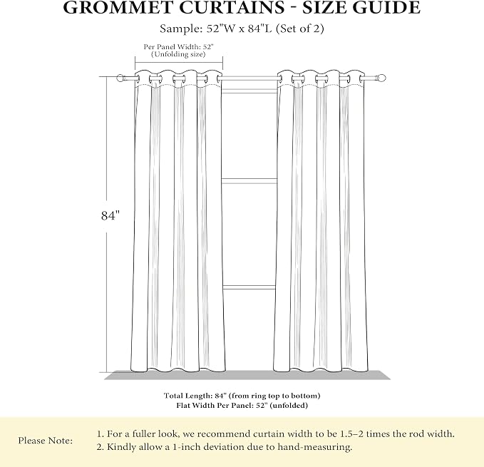 NICETOWN Cream Linen Curtains 9 ft High, Contemporary Floral Ivory White Embroidered High Ceiling Drapes for Cottage, Breathable Texture Chic Geometric Patterned Bronze Grommet, W52 x L108, 2 Panels