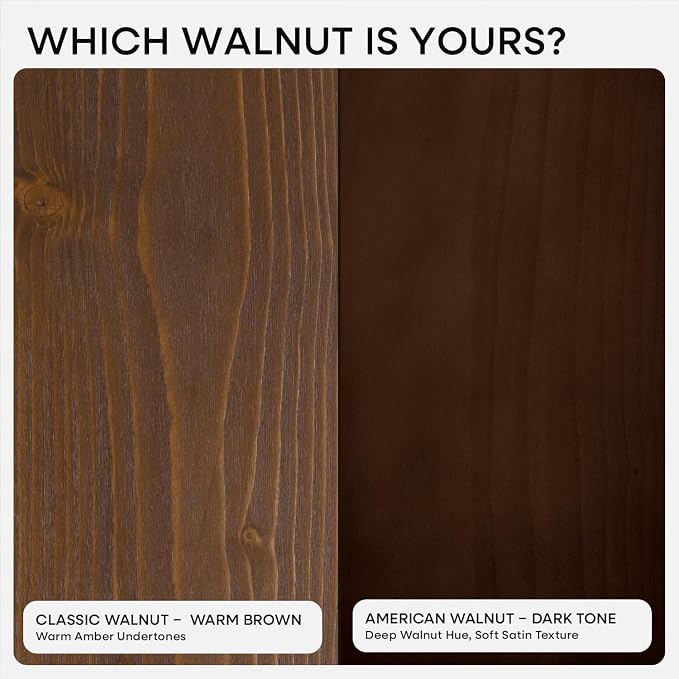Homeforia Classic Walnut 16 inch Floating Shelf, High End Solid Real Wood Small 16inch Floating Shelves for Wall Mounted, 16in Floating Shelves, Heavy Duty Bracket, 16 X 6.5 X 1.75 inches, Set of 4