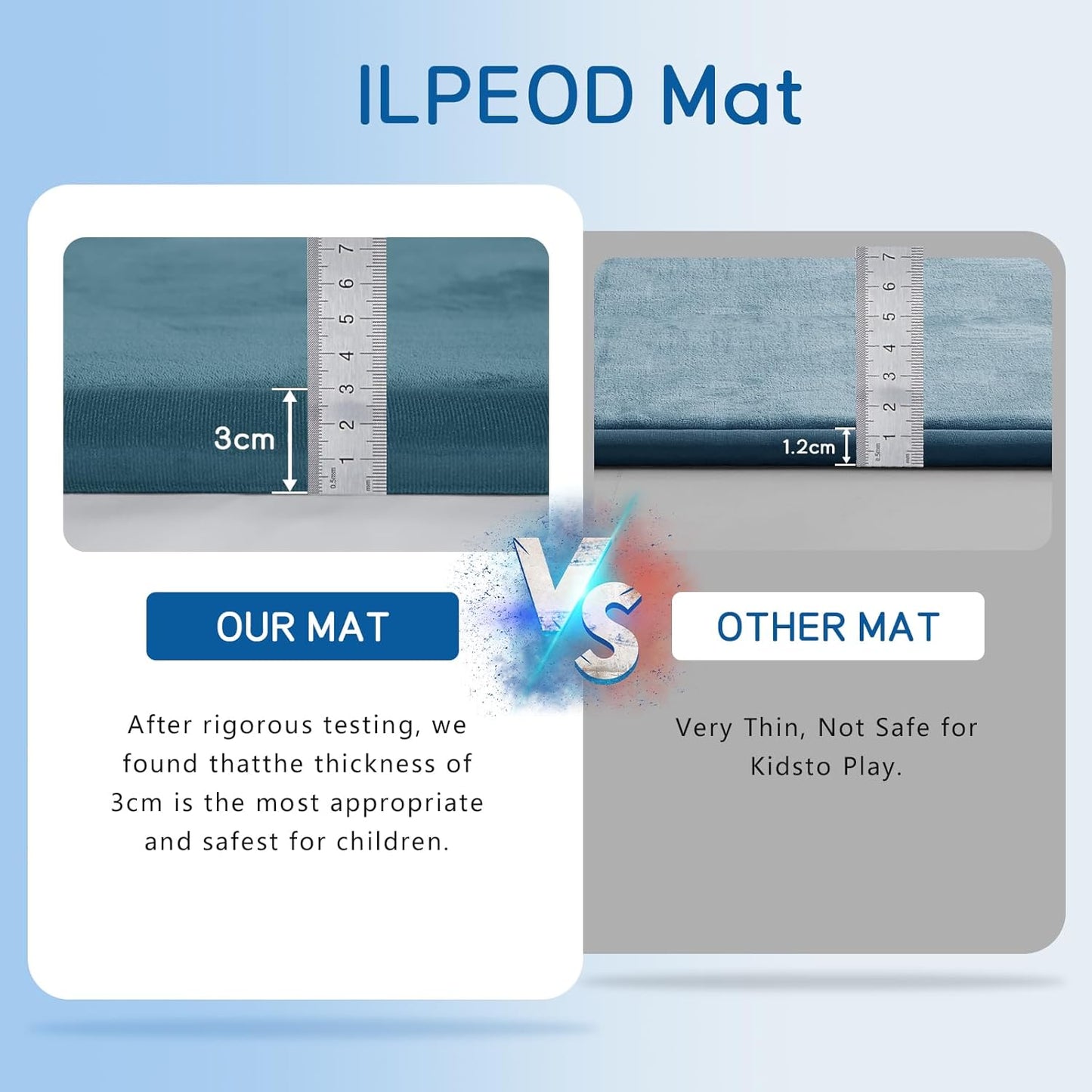 Baby Play Mat for Floor Tummy Time Mat Nursery Rug Muscle Mat Area Rug Playroom Rug Tatami Mat 6'7"x5'11" Memory Foam 1.3" Thick Crawling Mat For Babies,Toddlers, Infants, Kids,Floor Mat(Green)