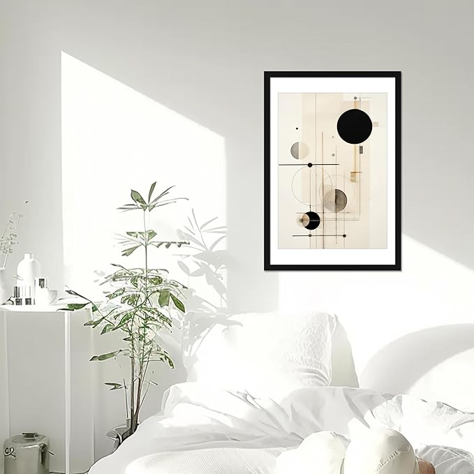 CORE ART 16x24 Frame, Black Picture Frames 14x20 with Mat or 16 x 24 without Mat, Wall Mount Gallery Poster Photo Frame Set of 4