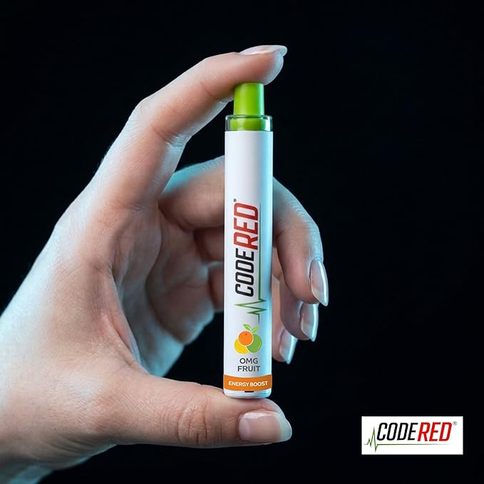 Code Red V-Aid OMG Fruit Mullein Herbal Stick - Plant-Based Herbal Breathing Stick with Mullein, Thyme & Fruit Blend - Portable Wellness Companion for Daily Balance - 600 Uses
