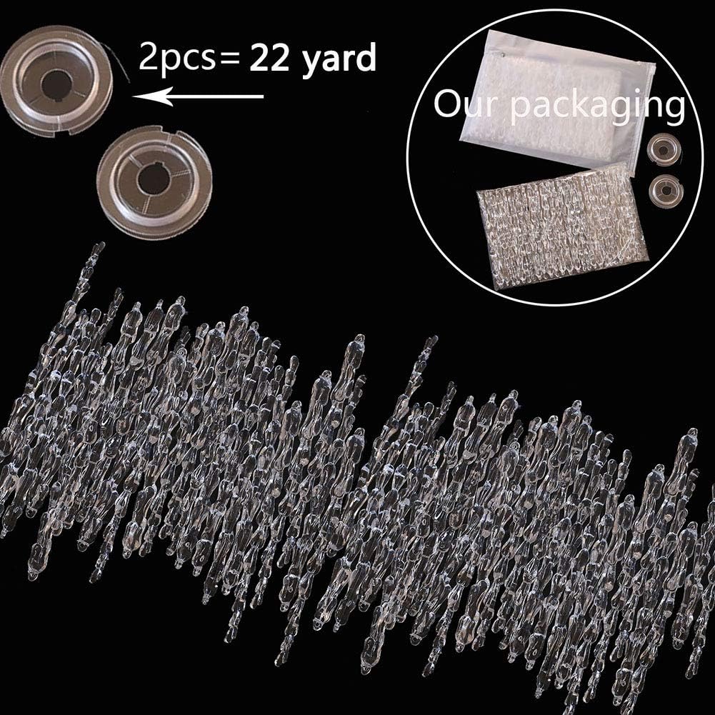 ToBeIT Chrismtas Tree icicles 50 pcs Acrylic Icicle Ornament Set for Chrismtas Decoration(50pcs Icicle)