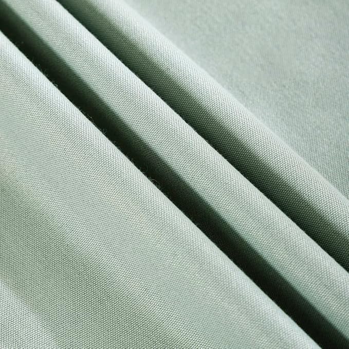 CARRIE HOME Farmhouse Sage Green Plaid Pillow Covers 18x18 Set of 4 Spring Neutral Throw Pillows Light Green Checkered Decorative Pillow Cover for Indoor Couch Bed or Outdoor Porch Patio, Grey Green