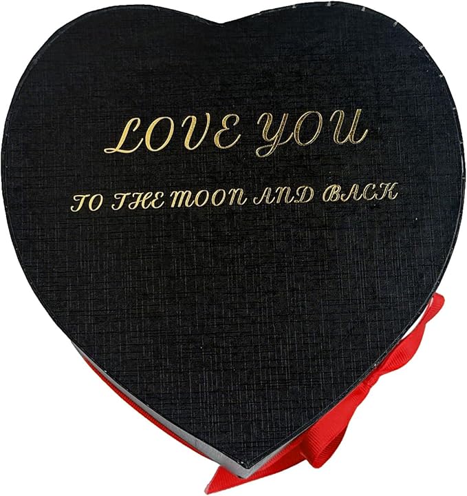Preserved Roses Heart Shape Box Valentines Day Gifts for Her Mothers Day Forever Flowers (Red, 16 Roses)