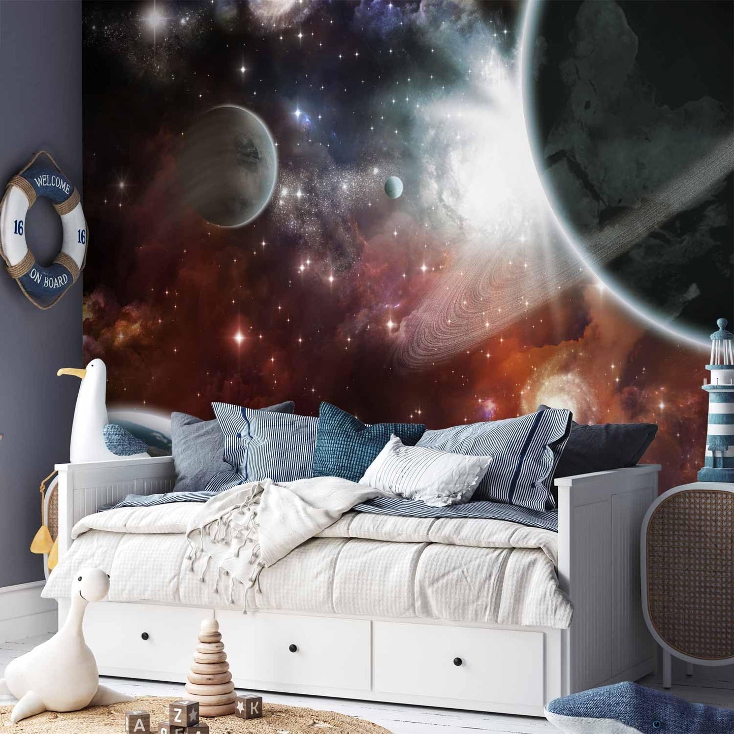 artgeist Wall Mural Cosmos Galaxy 118x83 in - XXL Non-Woven Wallpaper Fleece Wall Decor Photo Print Picture Image Design Home 10110905-32