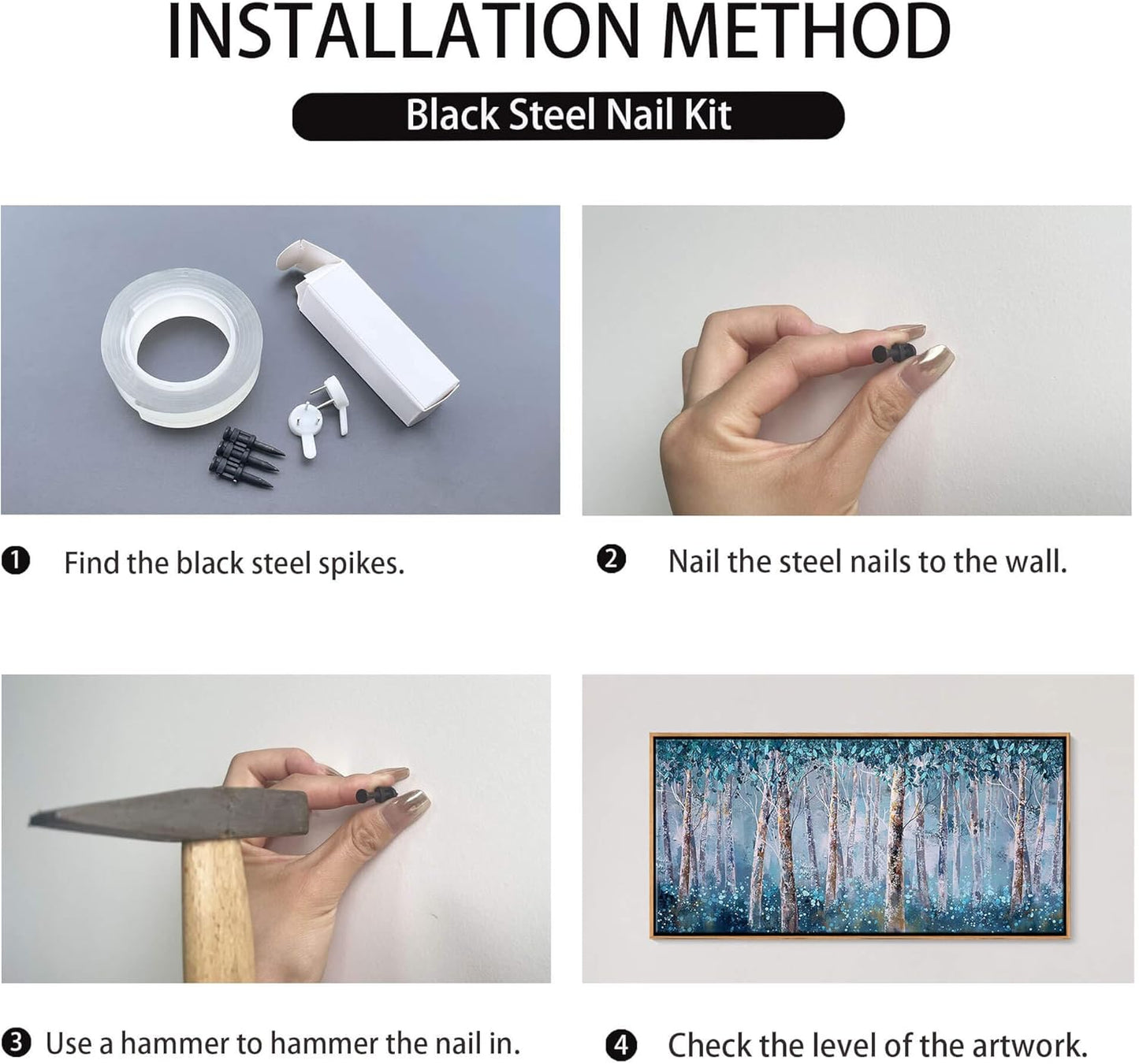 Framed Wall Art for Bedroom Large Abstract Wall Art Wall Pictures for Living Room Canvas Wall Art for Living Room Bathroom Decor 24x48 Inches