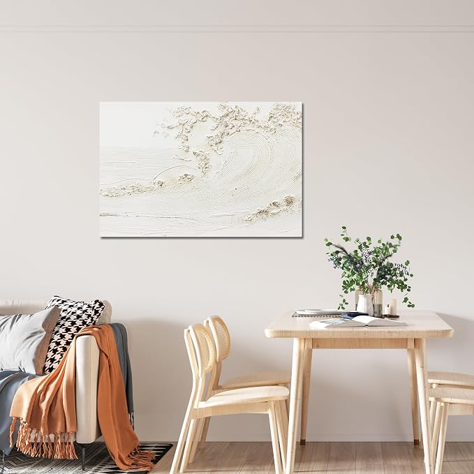 Canvas Wall Art Decor Large Wall Art for Living Room Large Artwork for Walls Black Abstract Wall Art Decor Canvas Art Wall Decor Modern Textured Wall Art Paintings 32" X 48" Bedroom Office Wall Decor