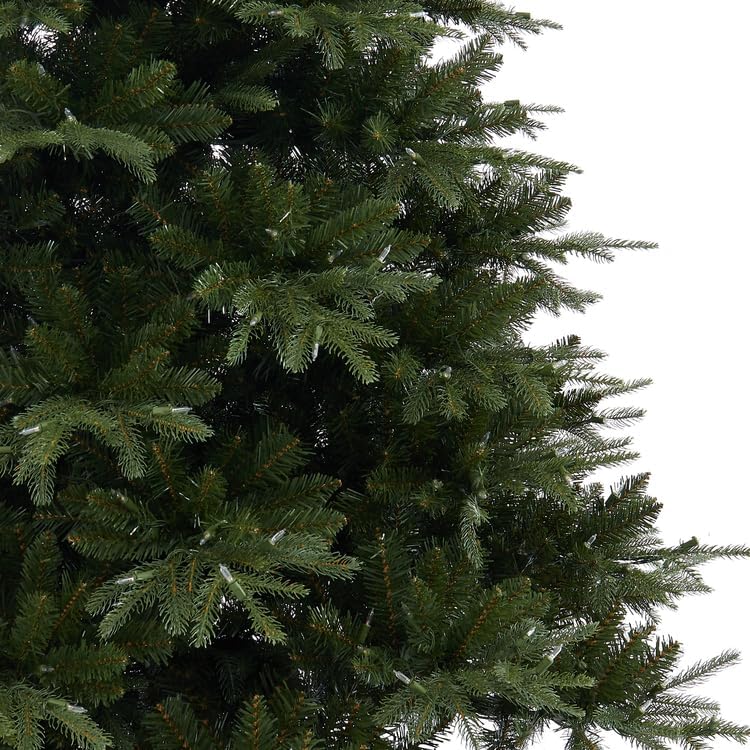 Traditional Artificial Fir Christmas Tree with Lights by Naomi Home Green/6.5 ft/Included