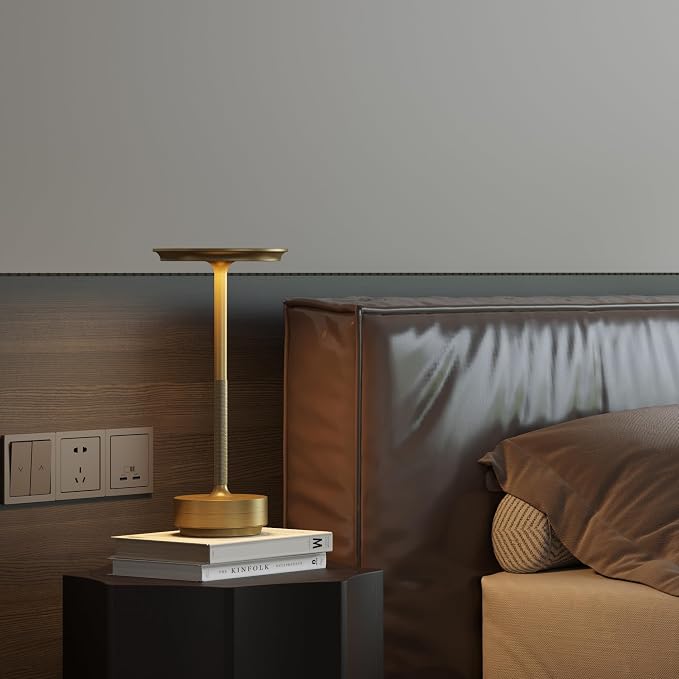 Cordless LED Table Lamp,Portable Rechargeable Battery Operated Table Lights