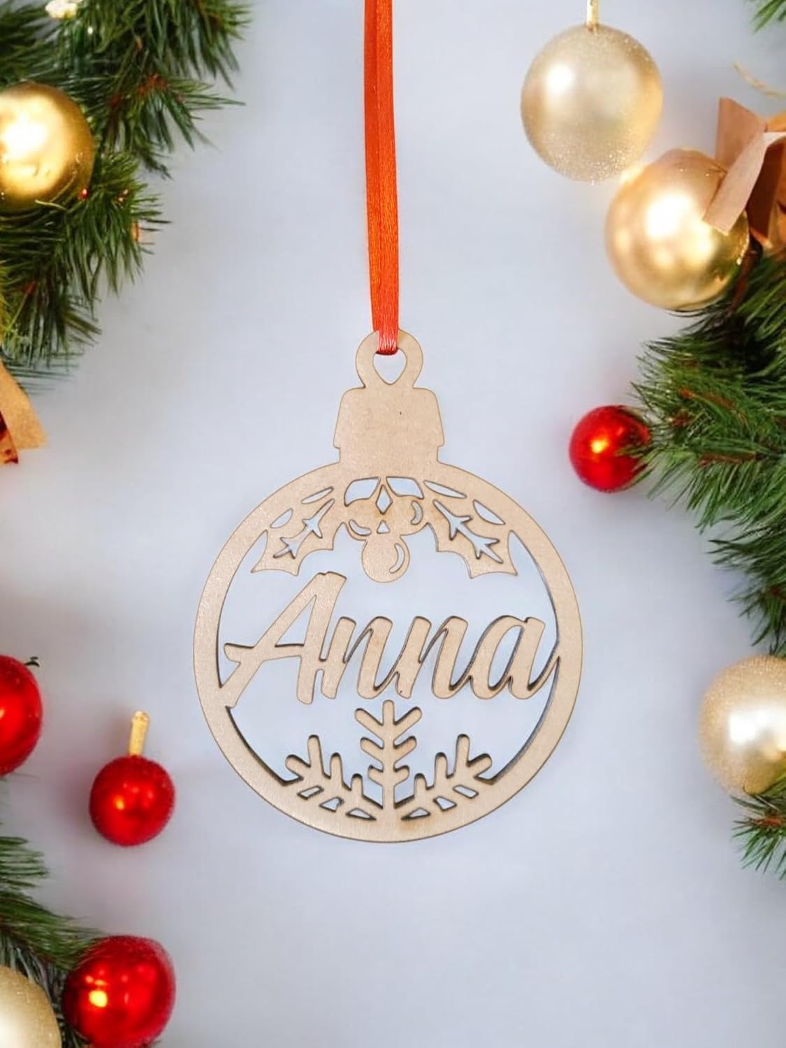 Personalized Christmas Ornament, Custom Name Ornament, Christmas Gift Ornament 2024