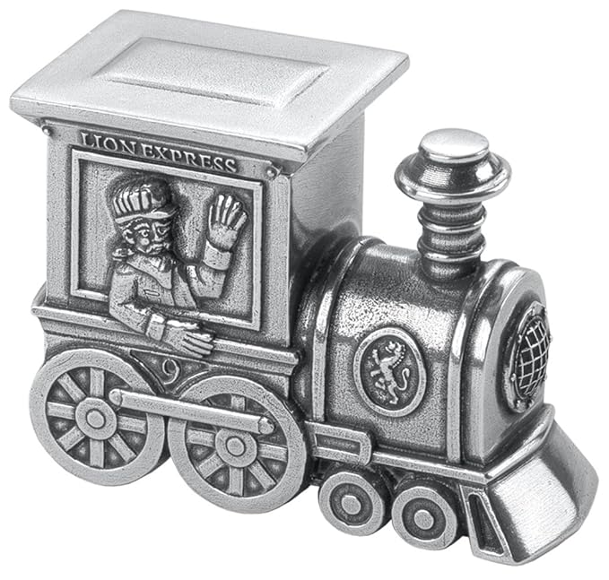 DANFORTH - Train Pewter Toothfairy Box - Handcrafted - Gift Boxed - Made in USA