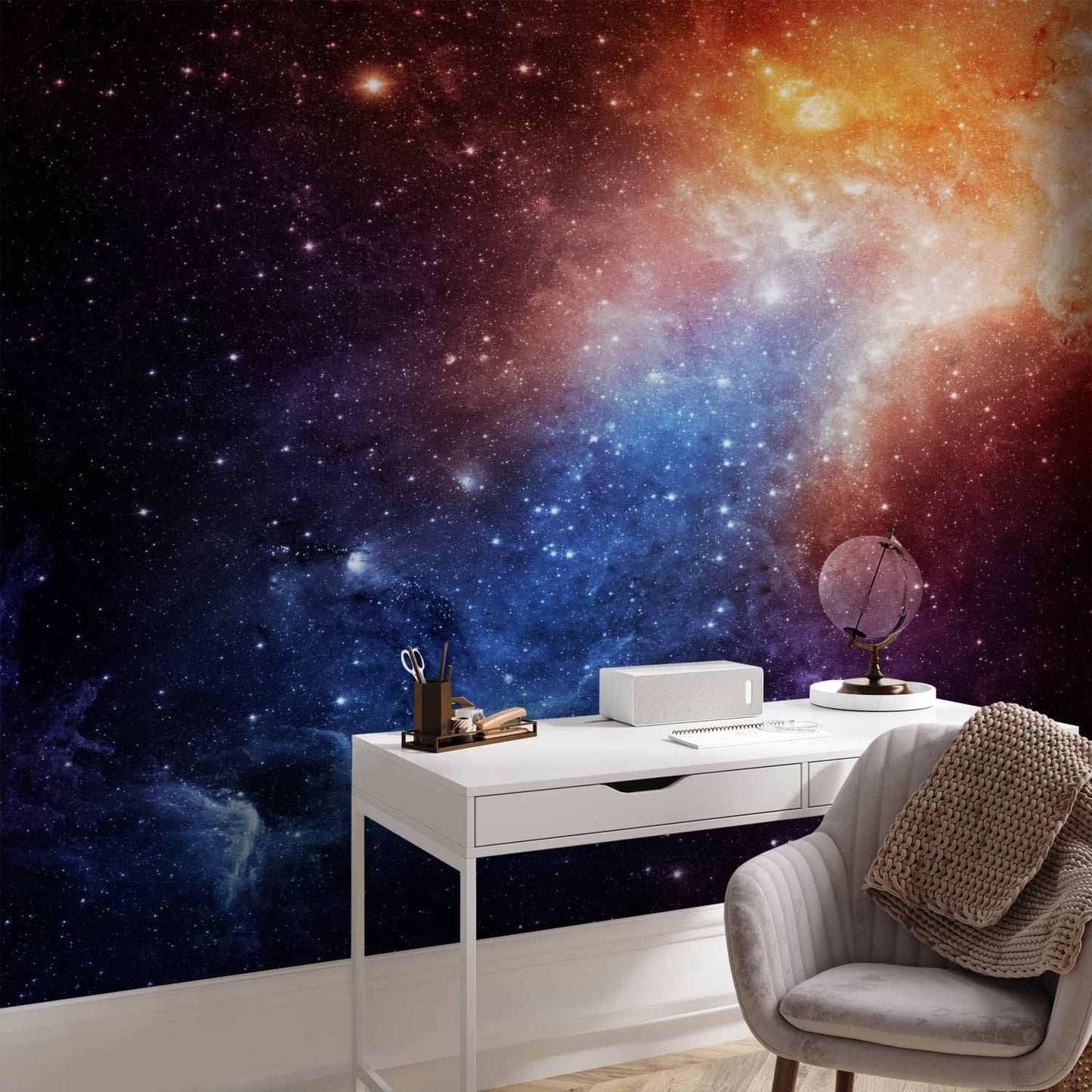 artgeist Premium Wall Mural Cosmos Galaxy 157x110 in - XXL Non-Woven Wallpaper Fleece Wall Decor Photo Print Picture Image Design Home f-B-0057-a-a