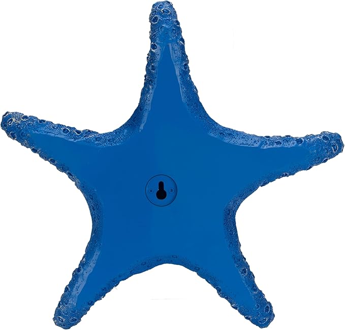 VVGIFTS Blue Ocean Beach Decoration Starfish Resin Wall Hanging Decoration (RoyalBlue)