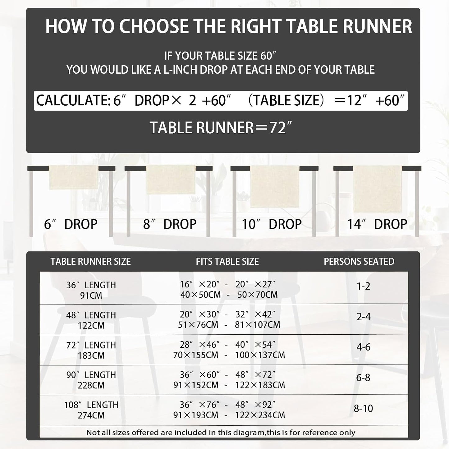 XCHI Spooky Boo Plaid Gnome Halloween Table Runner Party Table Decoration for Home Kitchen Dining Holiday Decor 13x72 Inch