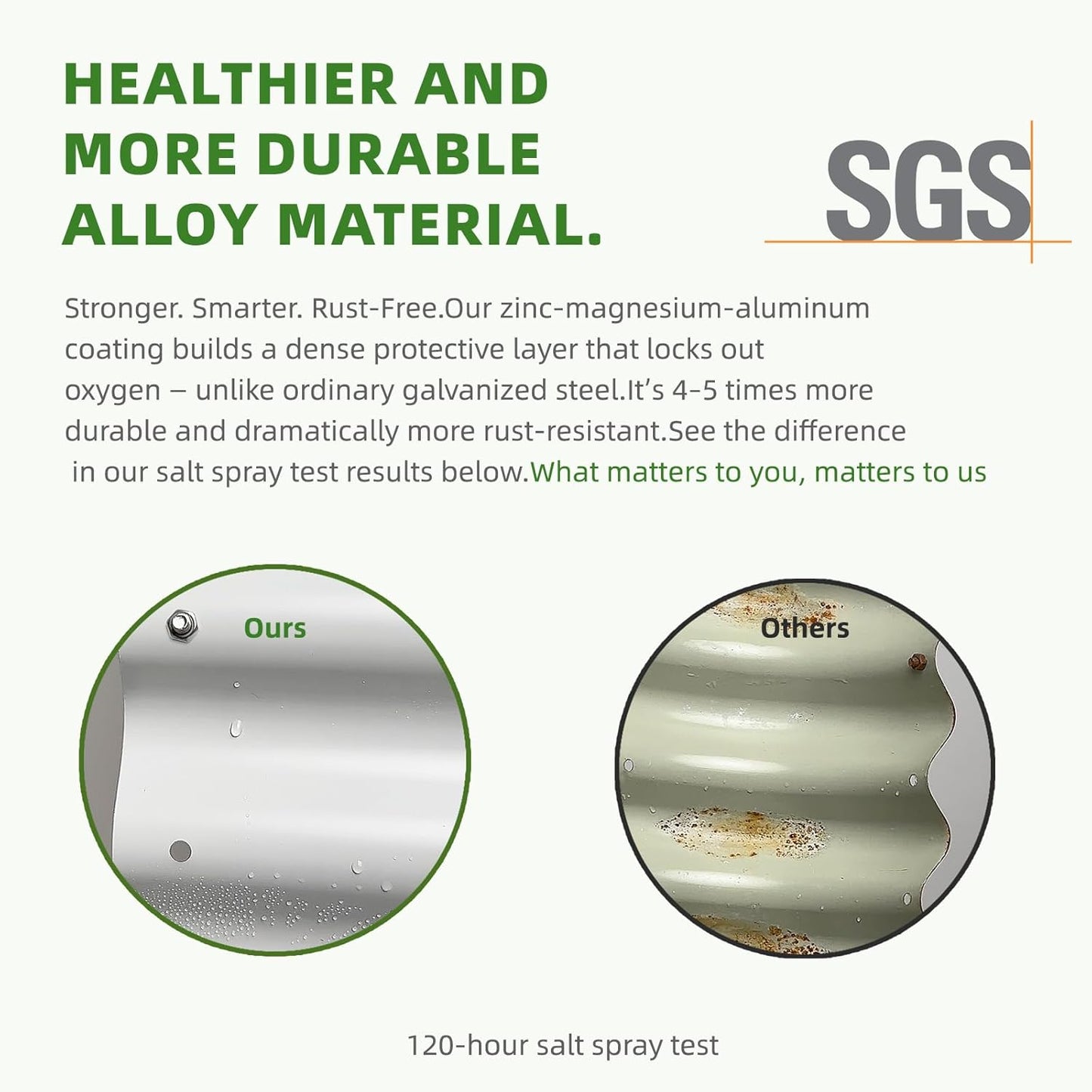 DaisyVibe Raised Garden Bed Kit, Planter Raised Garden Boxes Outdoor, Oval Large Metal Raised Garden Beds for Vegetables Flowers (Grey, 5ftx2ftx1ft)