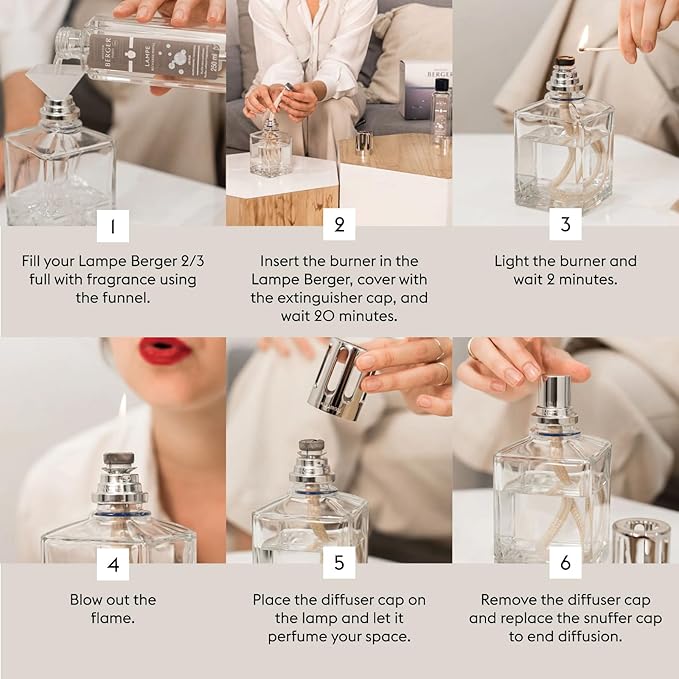MAISON BERGER Sweet Grapefruit Lampe Berger Refill, 500 ml (16.9 fl oz), 2-in-1 Catalytic System, Neutralizes Odors and Diffuses Fragrance, Grapefruit, Bergamot, Rose, Made in France