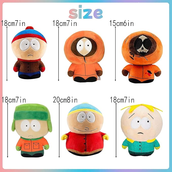 YZONU SP Anime Soft Toys, Plush Doll Cute Pillow Stuffed Animals Toy for Children Adults and Fans (6Pcs)