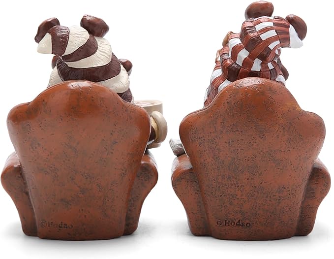 Hodao 2PCS Coffee Gnomes Coffee Bar Decor Accessories Spring Summer Swedish Tomte Elf Dwarf Figurines Leisure Time Gnomes Gift Tasteful Company on The Couch Indoor Home Decorations (Coffee1)