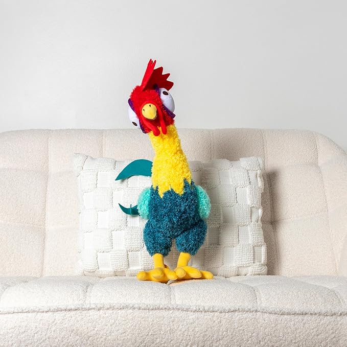 Jay Franco Disney Plush Pillow Buddy - Soft Plushie Stuffed Pillow, 20 Inches, Multi - Hei Hei