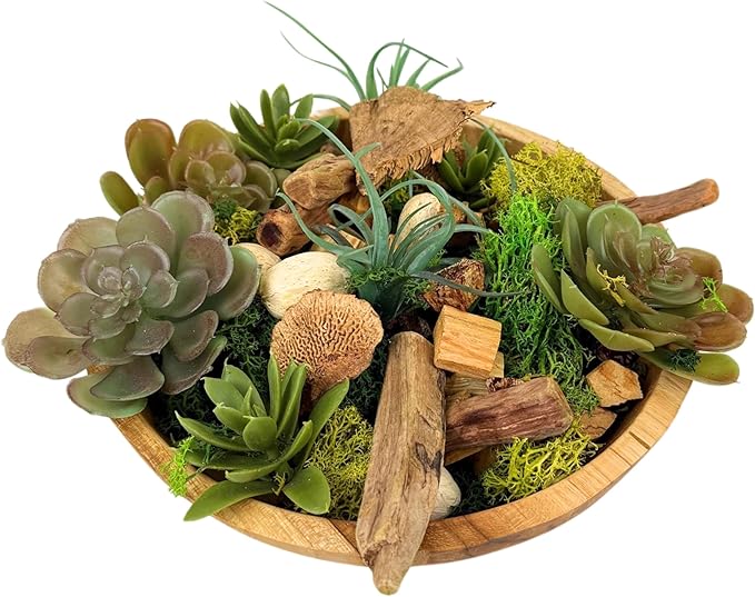 ANDALUCA Maison Box Fragrance Potpourri Decorative Succulent Moss Vase & Bowl Filler Home Décor (Moss Forest)
