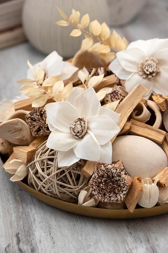 ANDALUCA Maison Box Fragrance Palo Santo Potpourri Decorative Vase & Bowl Filler Home Décor (Palo Santo)