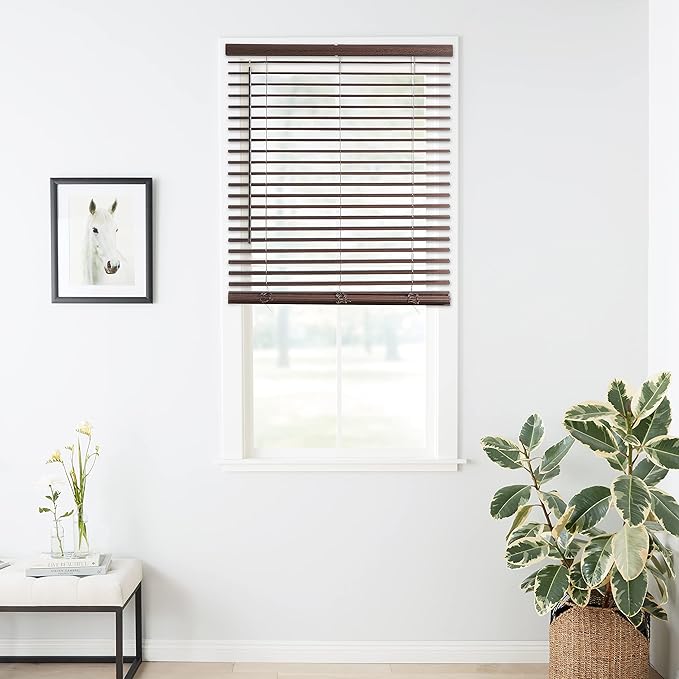 Achim Home Furnishings LUG230MH04 Window Blinds, 30 x 64 inches, Mahogany