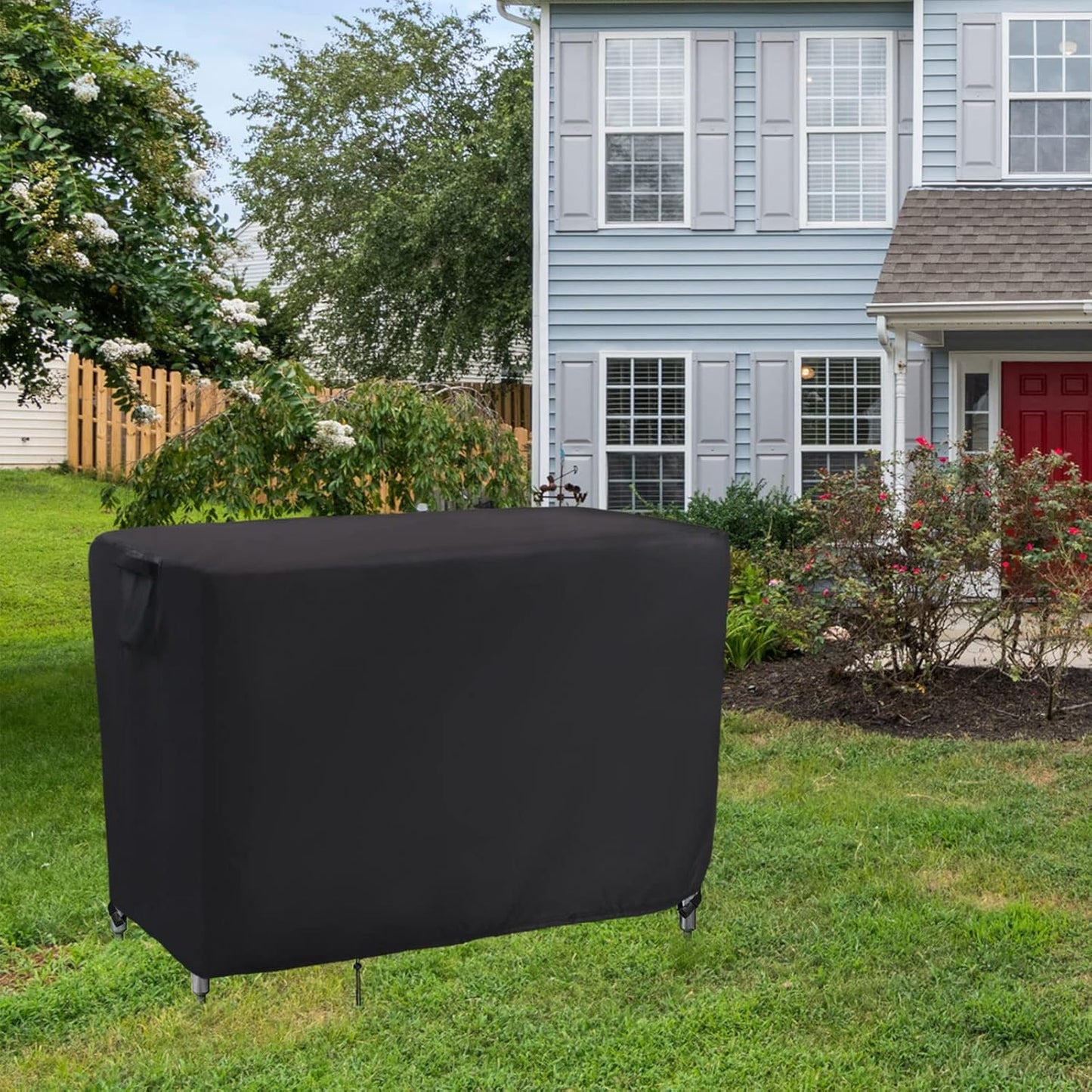 Kingling Outdoor Prep Table Cover, Waterproof Patio Table Cover Stainless Steel Table Cover Protection for Patio Prep/Work Table - 38''L x 26''W x 39''H